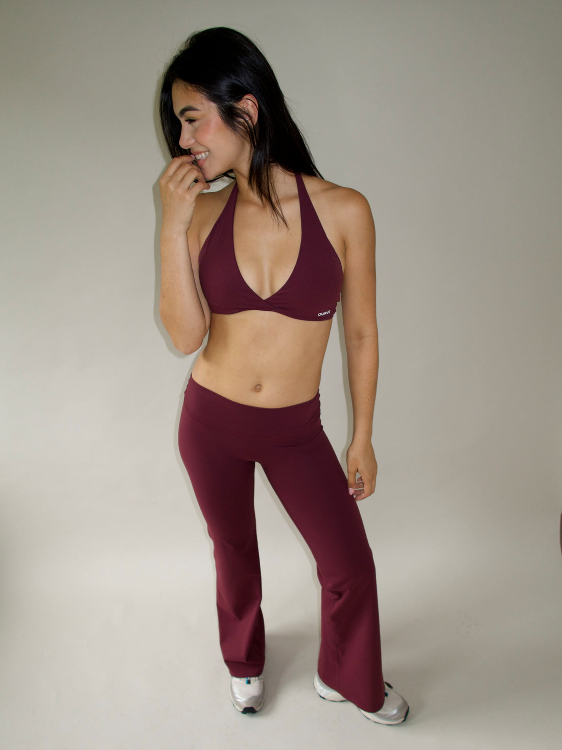 Flare Pant — Wine