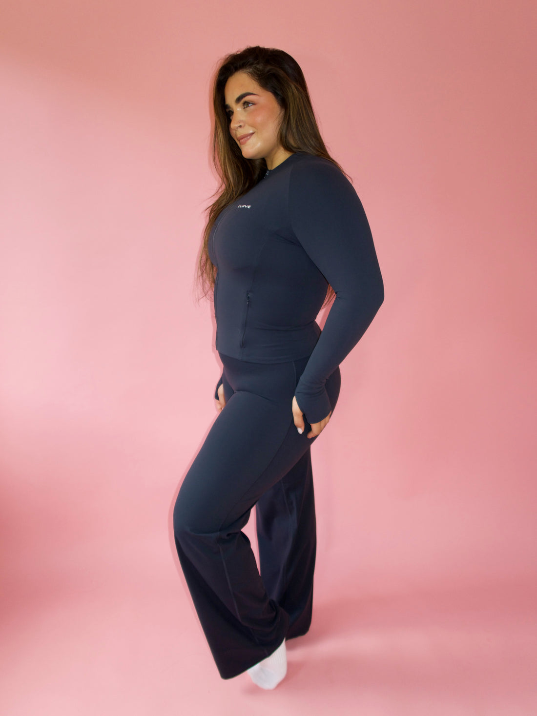 SELF FLOW PANT – Navy Gray