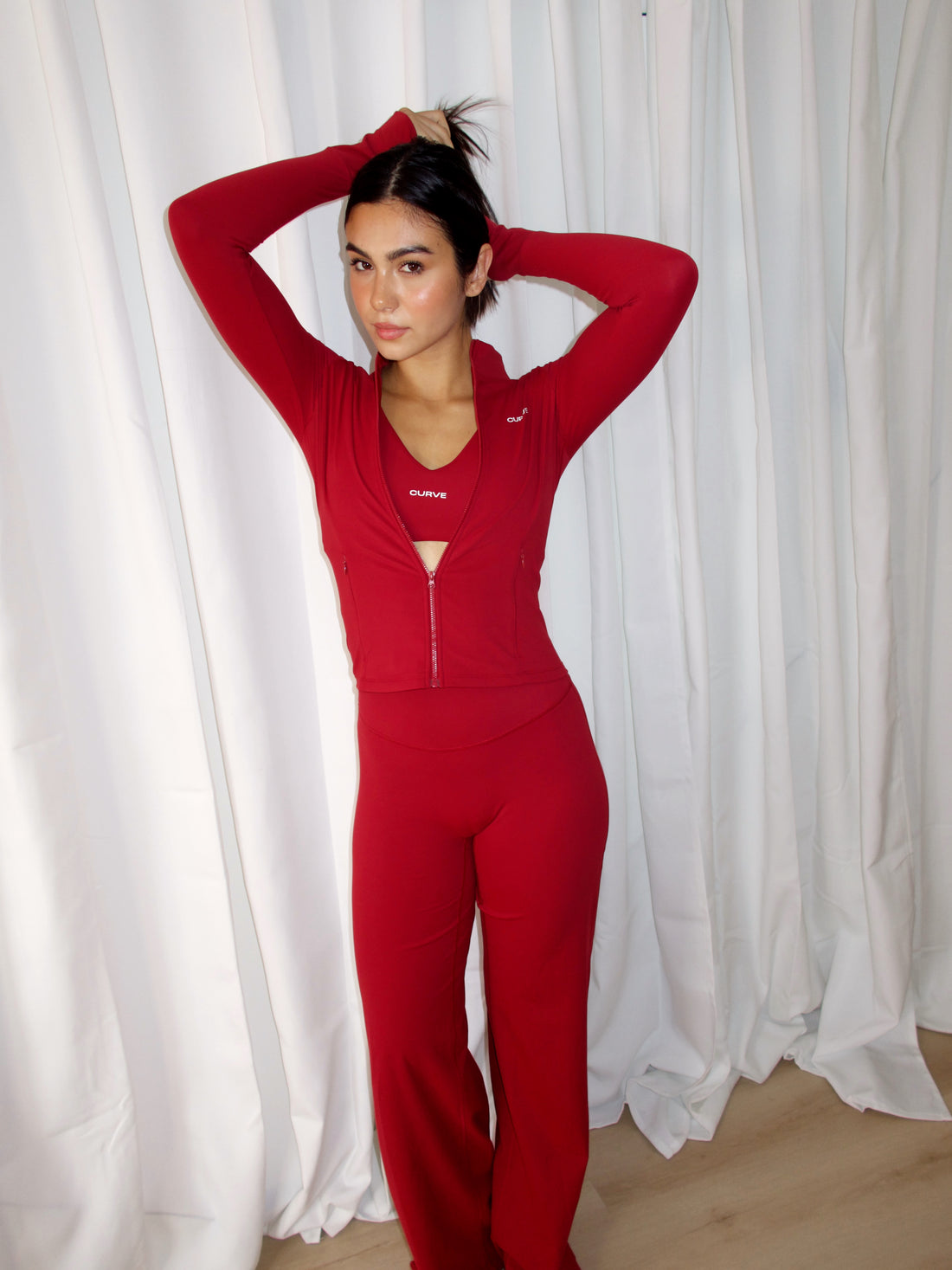 SELF LAYER JACKET – Crimson Red