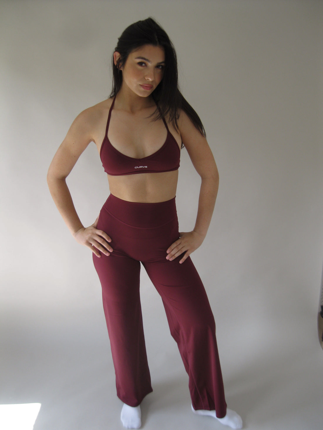 The Form Flare Pant - Merlot