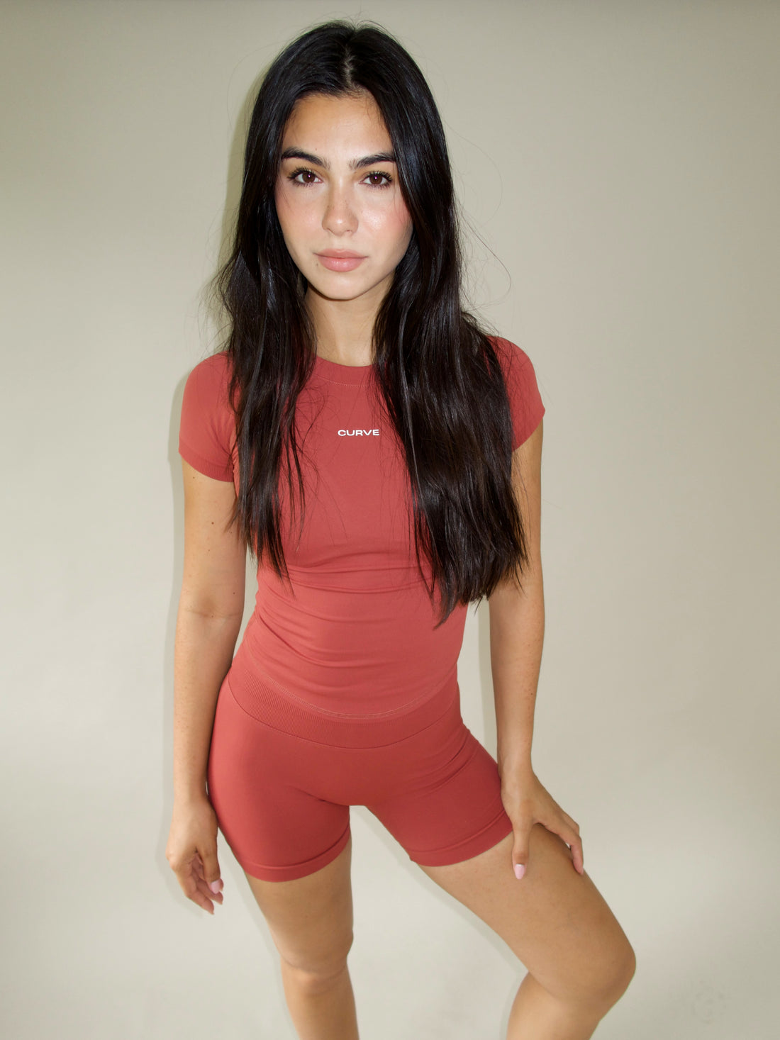 Seamless Tee – Brick