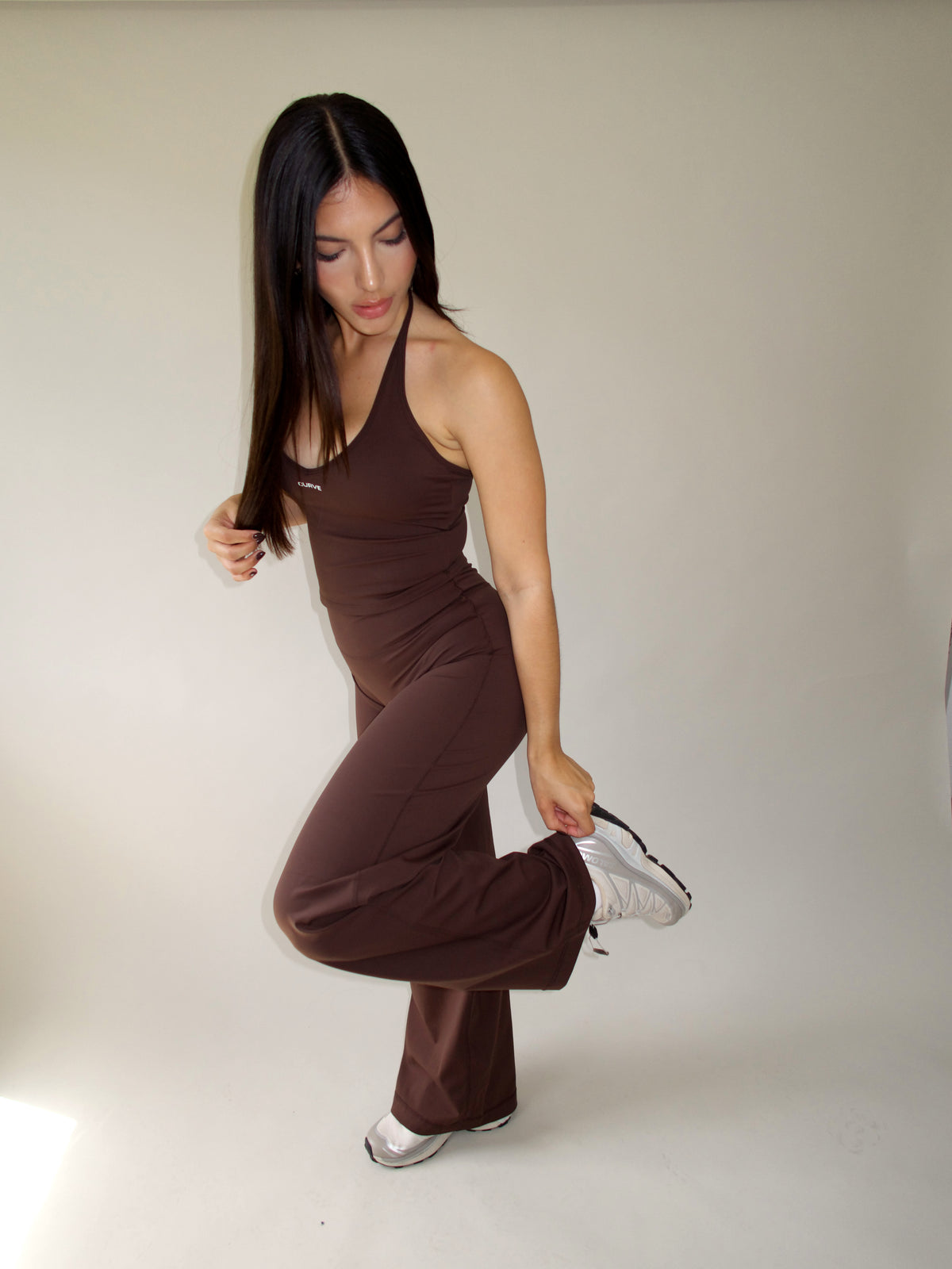 Aura Flare Pant – Espresso